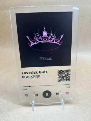 Фигурка Акриловая обложка альбома BLACKPINK THE ALBUM